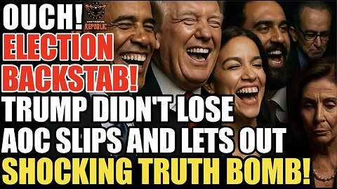 OUCH! Election Backstab!! Trump Didn't Lose! AOC Slips and Lets Out SHOCKING Truth Bomb on Pelosi!