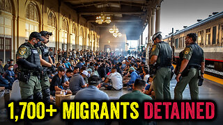 ICE Agents SURROUND Texas Train Station! 1,700 Migrants DETAINED In Hours!!!