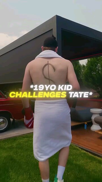 A 19 yr old Challenges Andrew Tate 😱