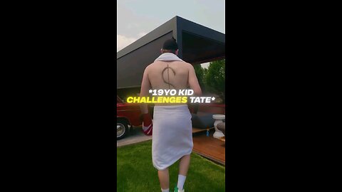 A 19 yr old Challenges Andrew Tate 😱