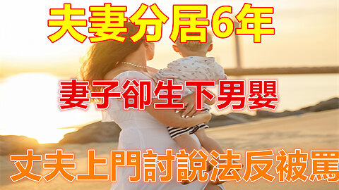 夫妻分居6年，妻子卻生下男嬰，丈夫上門討說法反被罵❤️#人生感悟 #人生智慧 #生活 #晚年哲理 #生活哲学 #為人處世 #幸福生活 #幸福人生 #生活經驗 #情感故事