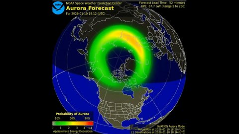 KP-6 G-2 Geomagnetic Solar Storm In Progress January 10th 2026!
