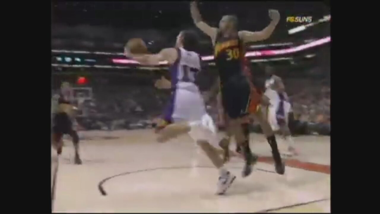 Steve Nash 18 Pts 20 Assists Vs. Warriors, 2009-10.