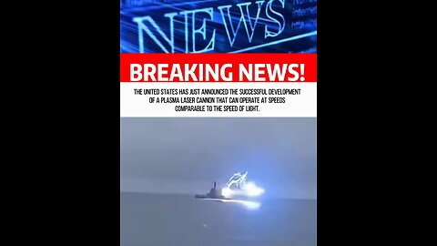 BREAKING NEWS! THE UNITED STATES HAS JUST ANNOUNCED THE SUCCESSFUL DEVELOPMENT OF A PLASMA LASER