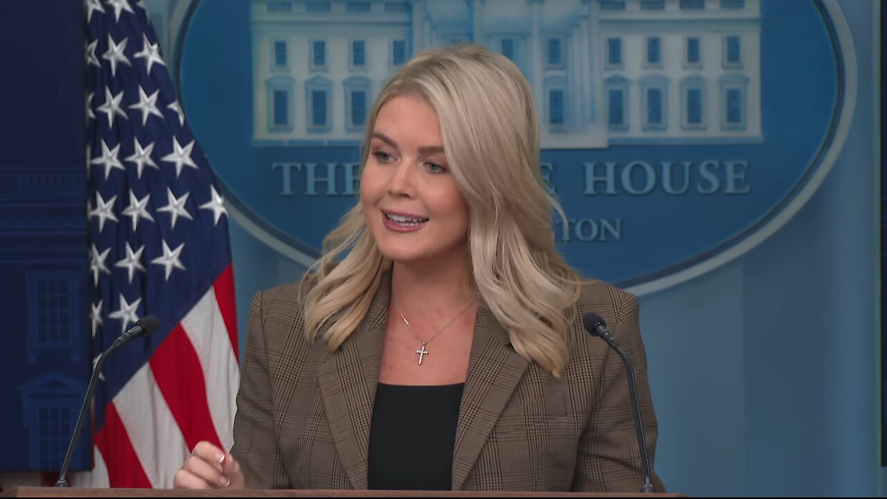 Press Secretary Karoline Leavitt Briefs Members of the Media