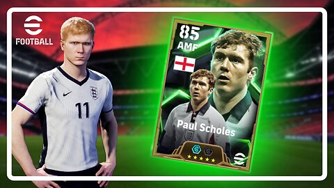 Paul Scholes eFootball Card Review, Build & Gameplay | eFootball | Player Review