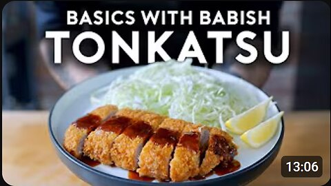 The World's Best Pork Cutlets (Tonkatsu) | Basics with Babish