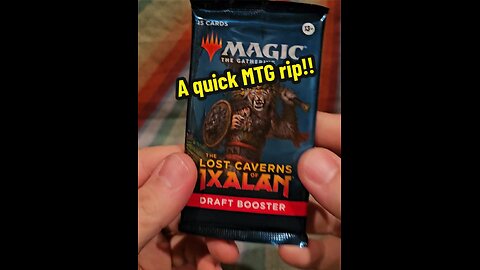 Magic The Gathering The Lost Caverns Of Ixalan Draft Booster Rip!