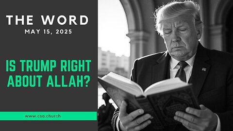 Is Trump right about Allah?