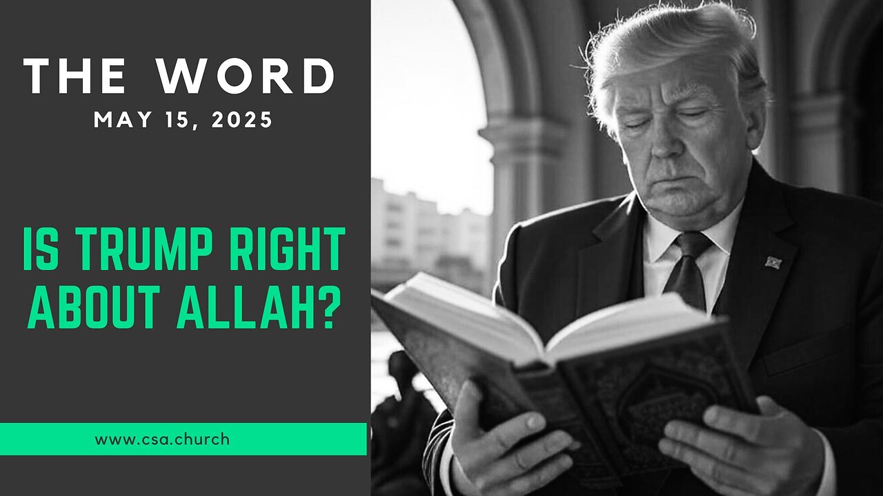 Is Trump right about Allah?