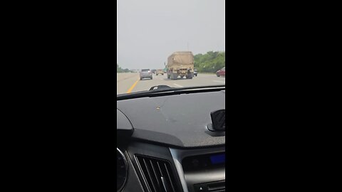 Large US MILITARY Convoy. Undisclosed Location