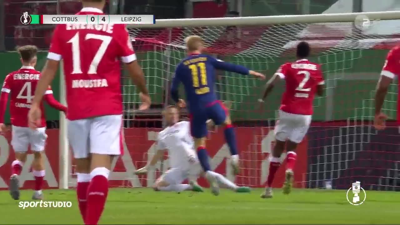 Energie Cottbus - Leipzig 1:4 | 28. 10. 2025 | DFB Cup