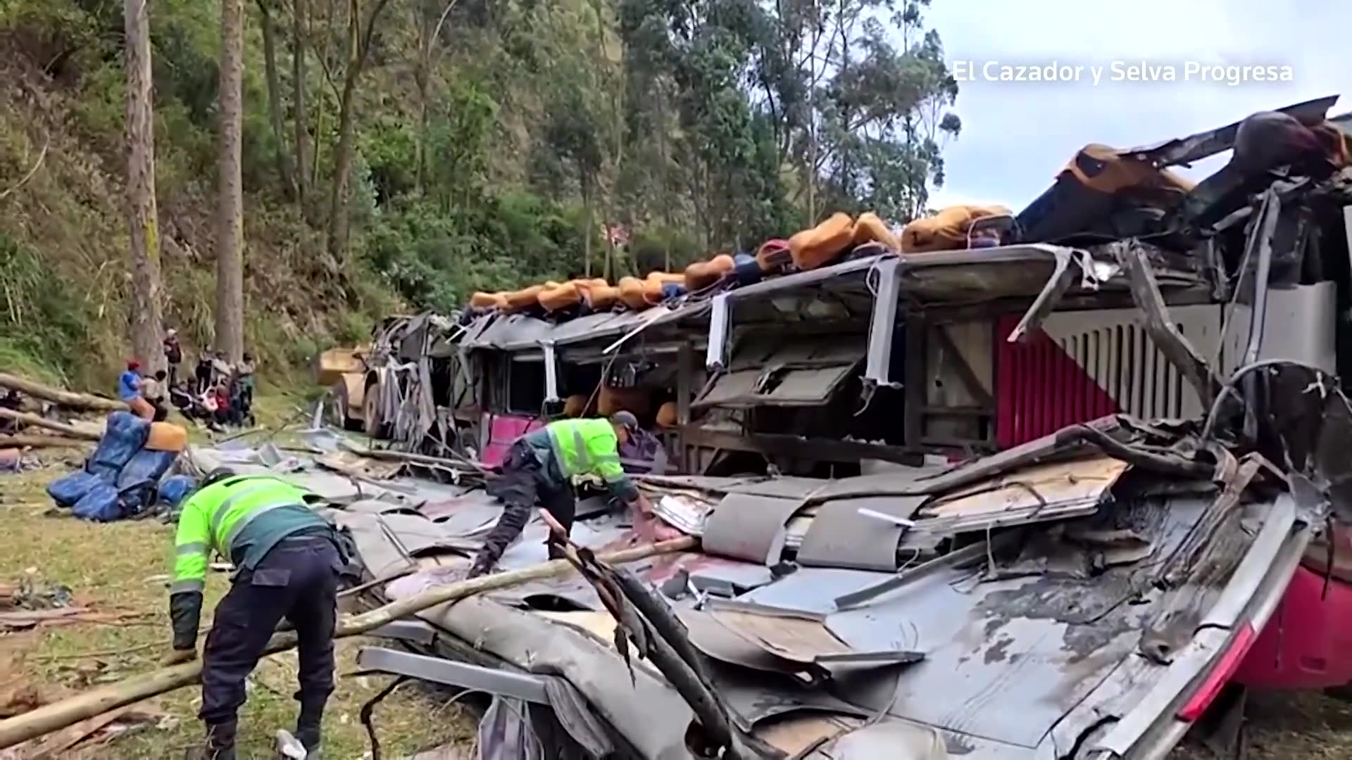Deadly bus crash in central Peru kills at least 18 people