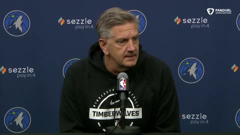 Minnesota Tiberwolves head coach Chris Finch addresses ICE shooting