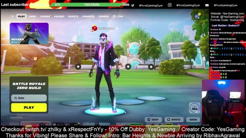 Happy Hump Day on Fortnite Daily Show with Host DjS Oh YES! Gaming in Fishers
