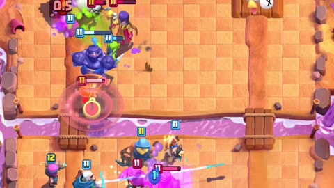 Clash Royale: 22/3 gameplay (Elixir Golem build 2v2!)