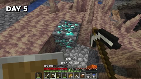 I Survived 100 Days in a Hidden Underground Base in Minecraft Hardcore