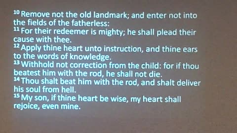 Proverbs for Understanding (Proverbs 23b)