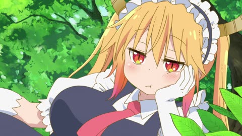 Miss Kobayashi's Dragon Maid - Kanna in school