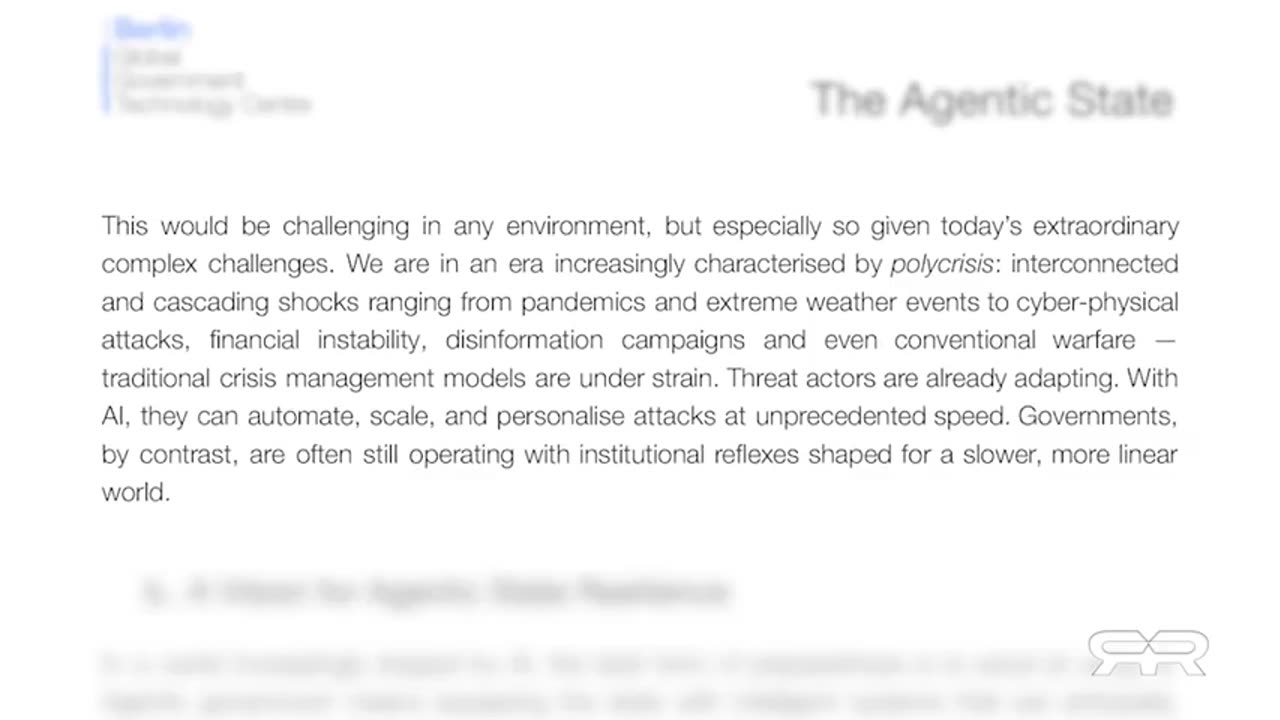 Reese Report - AI Governance and The Agentic State