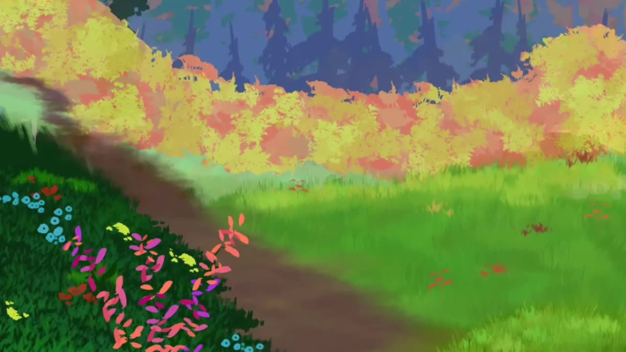 Bob Ross Inspired Digital Painting