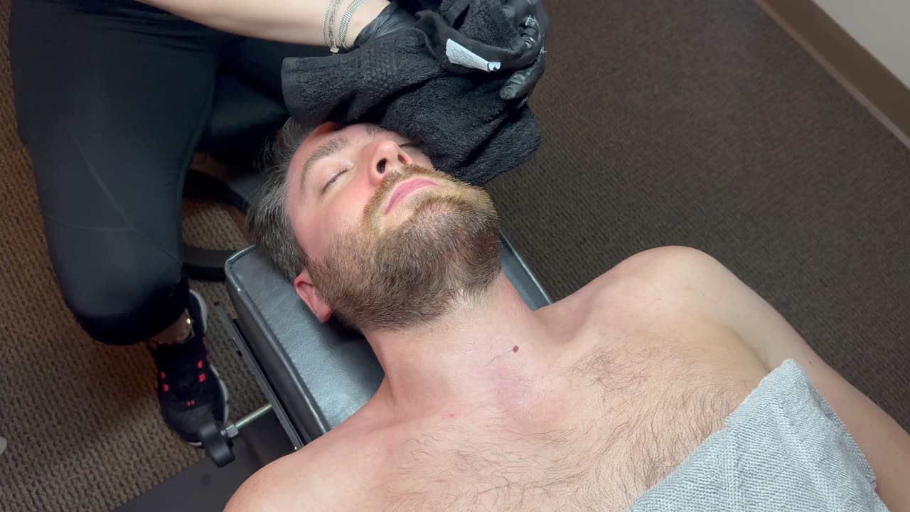 *ASMR* SOOTHING FACIAL SOUNDS IN A THUNDER STORM