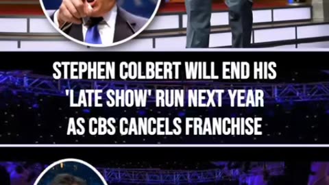 CBS 📺 Is Axing The Late Show With Stephen Colbert In May 2026 After Nine Years. 👋