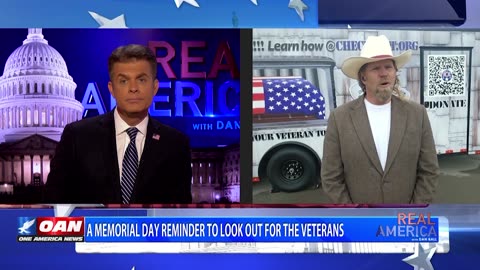 REAL AMERICA -- Dan Ball W/ Michael Carmichael, Checking On Vets Around Memorial Day, 5/27/25