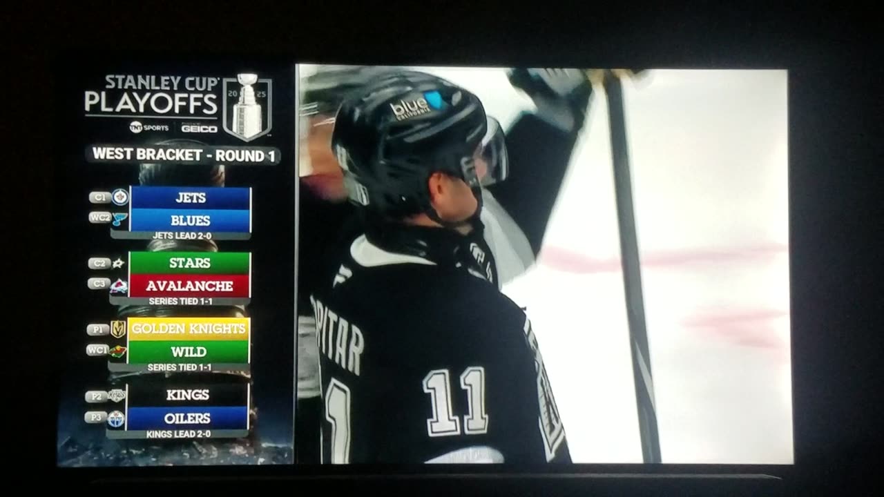 West 1st Round Game 2 - EDM vs LAK - Kings Win 6-2