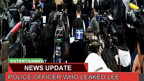 Police Officer WHO Leaked Lee Sunkyuns Drug Inve