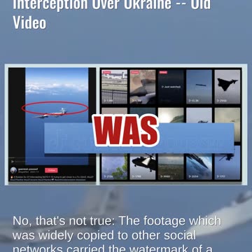 Fact Check: F-15 And Su-27 Video Game Footage Presented As Real Interception Over Ukraine -- Old Too