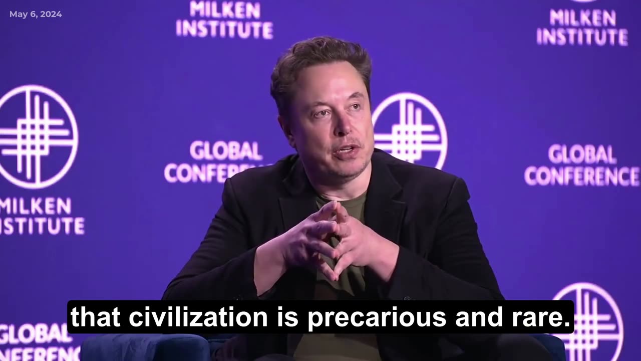 Elon Musk: Civilization Is a Fragile Flame—We Must Do Everything to Keep It Alive