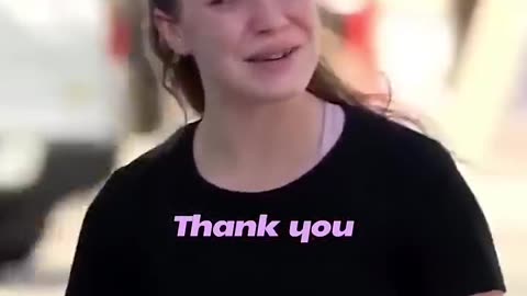 She is so sweet for this