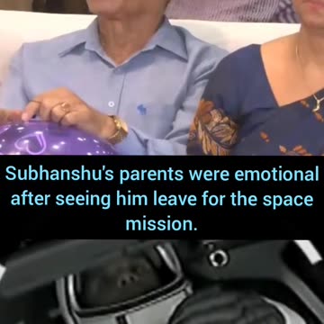 Subhanshu's parents were emotional