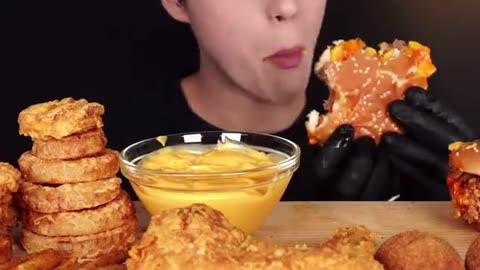 Burger and Chicken Mukbang
