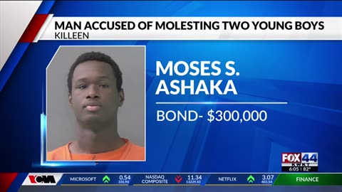 Black man accused of molesting two young boys