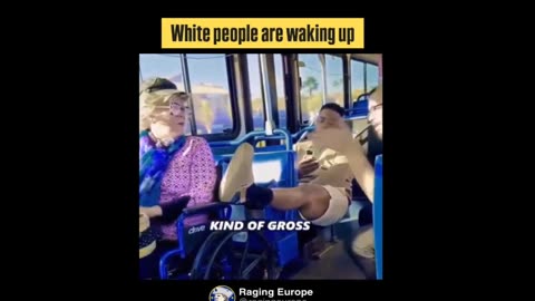 Black Guy Puts His Foot On Elder Ladies Wheelchair Who He doesn't Know