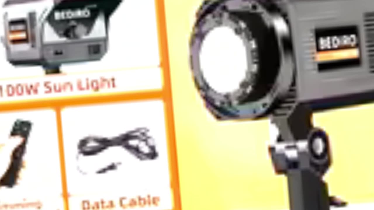 🎥 Cinematic Lighting Made Easy – 100W Studio Flash Light