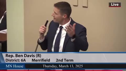 Rep. Ben Davis (R) Urges MN Dems to Protect Babies Born Alive; All Dems Vote No