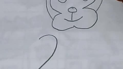 How to draw a monkey with pencil #shorts #drawing #drawingforkids #art #easydrawing