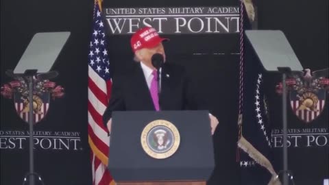 Trump Recognizes Cadet Ricky McMahon At West Point Graduation
