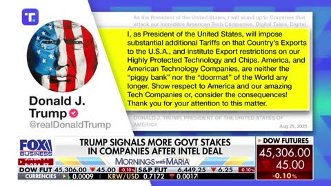 "UPPER HAND": Expert claims Trump has clout in the EU tech tax dispute