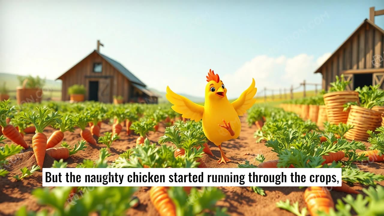 The Naughty Chicken on the Farm