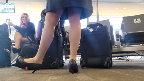 Operation Airhose - Flight crew hot legs, and dipping in high heels