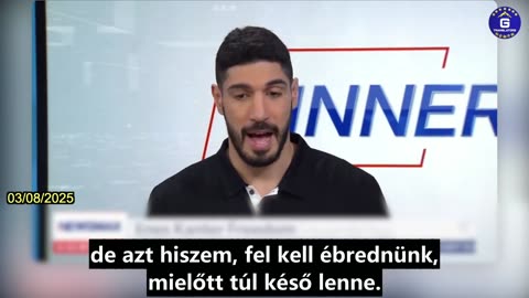 【HU】Enes Kanter Freedom: Az Egyesült Államoknak „bármilyen típusú” háborúra fel kell készülnie