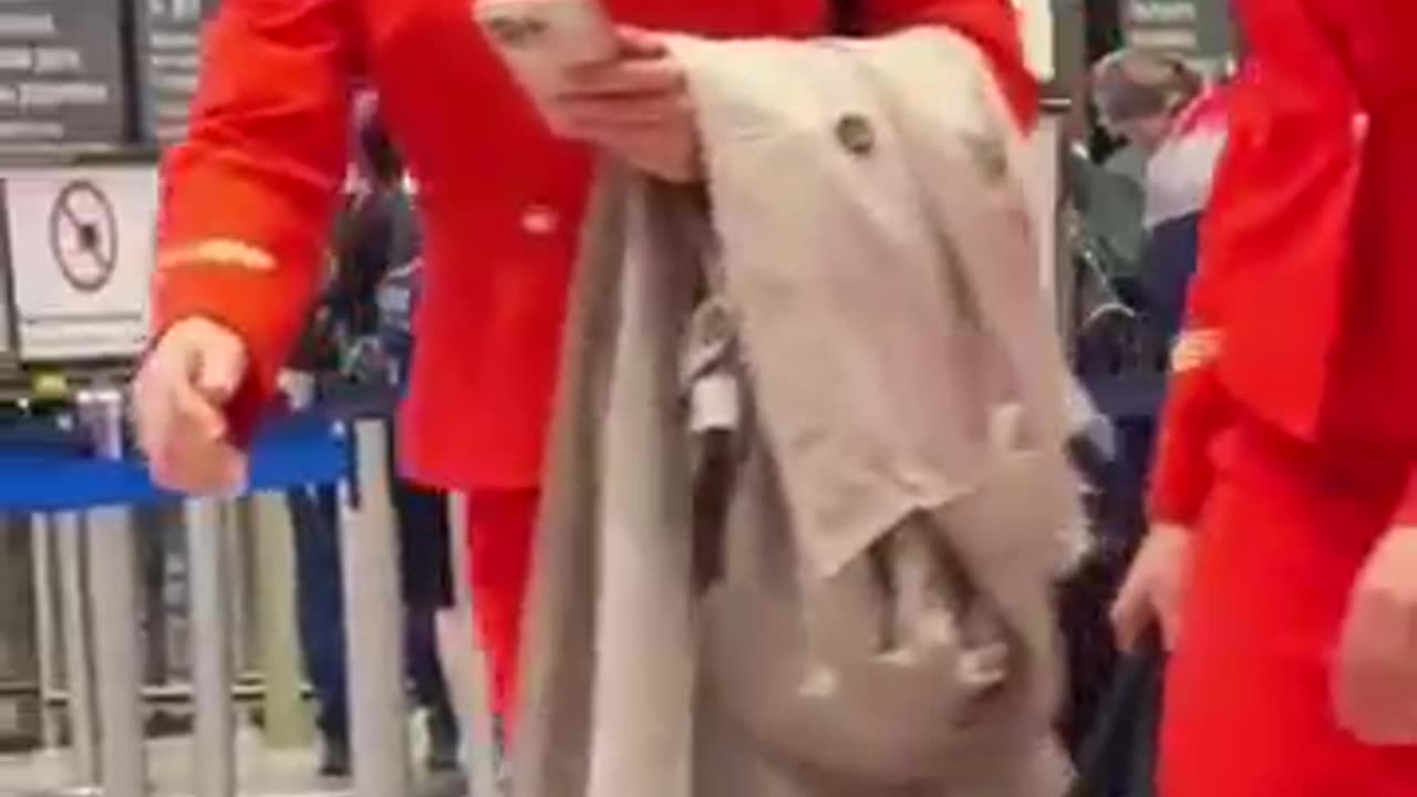 People's reactions to very beautiful stewardess