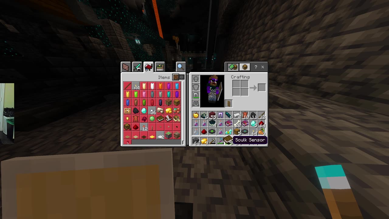 Playing Minecraft on my son's server part 2