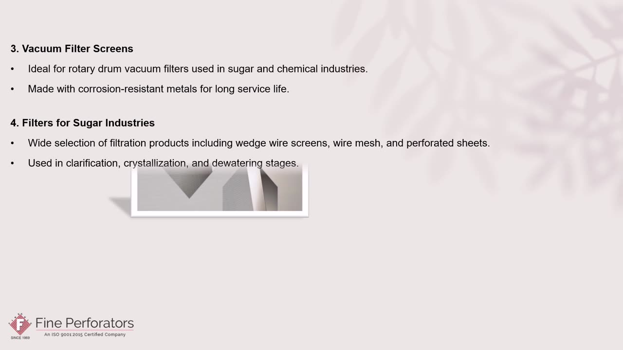 Fine Perforators: Trusted Partner for Precision Filtration in the Sugar Industry