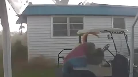 THIS STORM DIDN'T BLOW OVER 💨🏚 IT ALMOST BLEW HER HOUSE AWAY❗