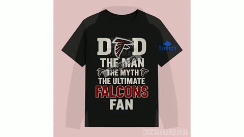 Atlanta Falcons Dad The Man The Myth The Ultimate Fan Father Day Shirt